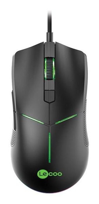Lecoo Lecoo MS109 RGB Makrolu Kablolu Siyah Optik Gaming Mouse