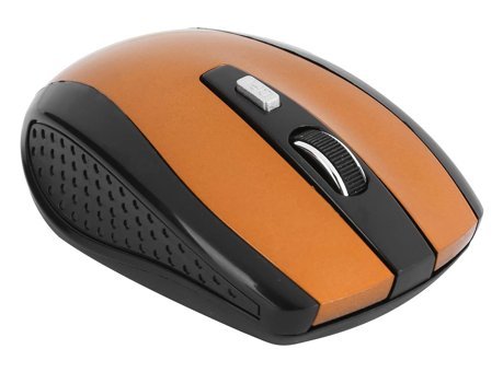 Ccylez Sessiz Ergonomik Makrolu Kablosuz Turuncu Optik Mouse