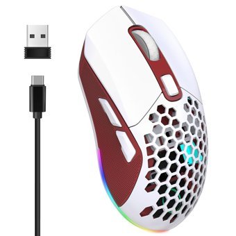 Ciciglow RGB Makrolu Kablosuz Kırmızı Optik Gaming Mouse