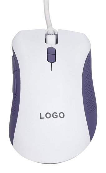 Gowenic Ergonomik Kablolu Beyaz Optik Mouse