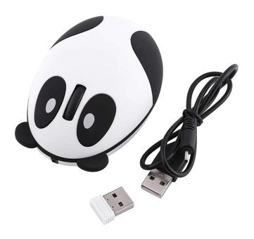 Elprico Panda Kablosuz Beyaz Optik Mouse