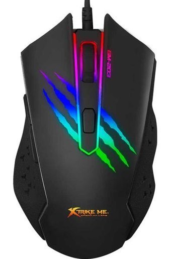 Canpay Kompakt RGB Makrolu Kablolu Siyah Optik Gaming Mouse