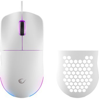 Rampage Blink RGB Makrolu Kablolu Beyaz Optik Gaming Mouse