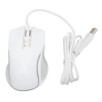 Baok Kablolu Beyaz Optik Mouse