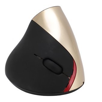 Annadue Ergonomik Dikey Makrolu Kablosuz Altın Optik Mouse