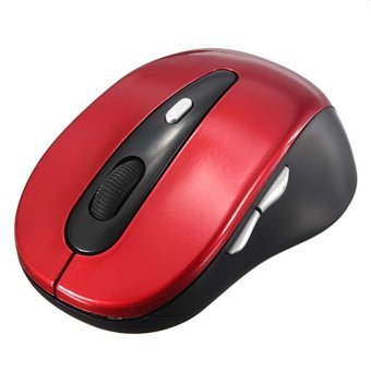 Fiauli Ergonomik Makrolu Kablosuz Kırmızı Optik Mouse