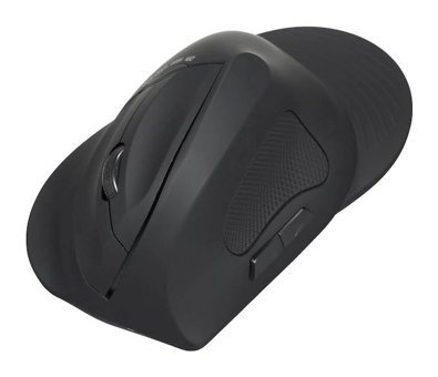Hallow 2.4 G Ergonomik Dikey Makrolu Kablosuz Siyah Optik Mouse