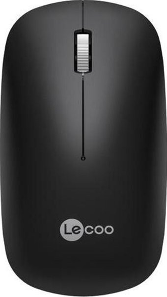 Lecoo WS214 Sessiz Kablosuz Siyah Optik Mouse