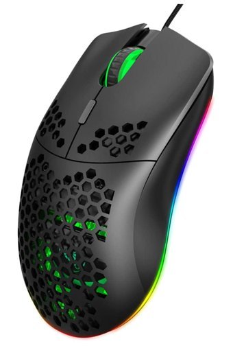 Kıchouse Programlanabilir RGB Makrolu Kablolu Siyah Optik Gaming Mouse