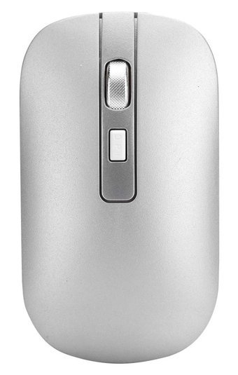 Ciciglow Ergonomik Kablosuz Gümüş Optik Mouse