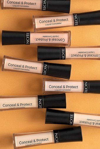 Note Conceal Protect 05 Nemlendiricili Yüz Likit Fırça Kapatıcı