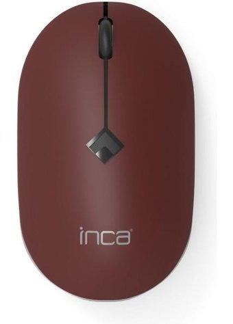 Inca IWM-231RB Sessiz Kablosuz Kırmızı Optik Mouse
