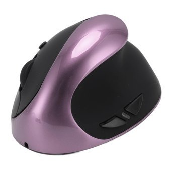 Ciciglow M8S 8 Ergonomik Dikey Makrolu Kablosuz Mor Optik Gaming Mouse