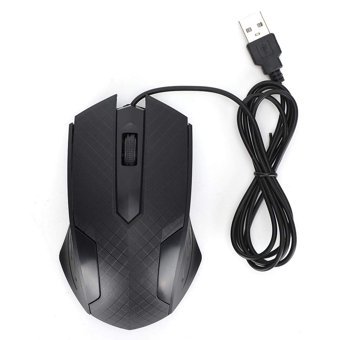 Goshyda Sessiz Kablolu Siyah Optik Gaming Mouse