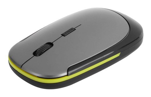Ccylez Sessiz Kablosuz Gümüş Optik Mouse