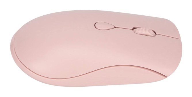 Baok Ergonomik Kablosuz Pembe Optik Mouse
