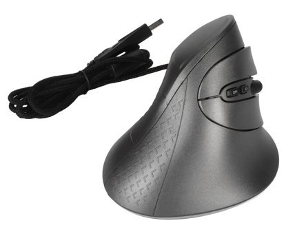 Broleo SN7032 7 RGB Dikey Makrolu Kablolu Gri Optik Gaming Mouse
