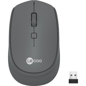 Lecoo Lecoo WS202 Kablosuz Gri Optik Mouse
