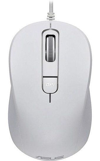Asus MU101C Sessiz Kablolu Beyaz Optik Mouse