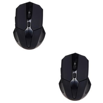 Hemobllo RGB Makrolu Kablosuz Siyah Optik Gaming 2 Adet Mouse