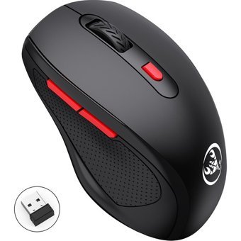 Hxsj T67 Makrolu Kablosuz Siyah Optik Mouse
