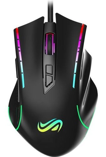 Gtx GTX MAMBA W05-603 RGB Makrolu Kablolu Siyah Optik Gaming Mouse
