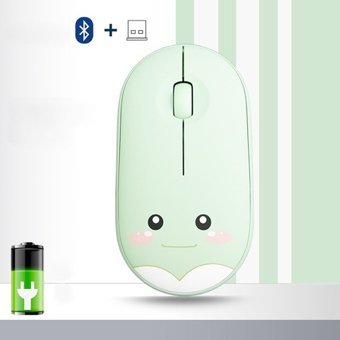 Jingyi Tablet Uyumlu Kablosuz Desenli Yeşil Optik Mouse
