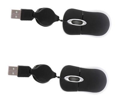 Gadpiparty Kablolu Siyah Optik 2 Adet Mouse