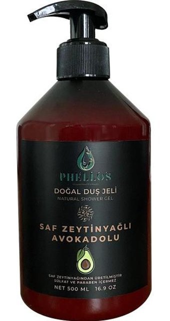 Phellos Avokado-Zeytinyağı Duş Jeli 500 ml