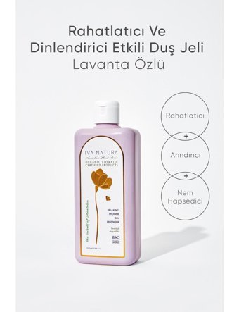 Iva Natura Rahatlatıcı Gül-Lavanta Duş Jeli 350 ml