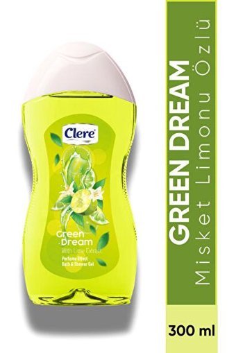 Clere Green Dream Misket Limonu Duş Jeli 300 ml