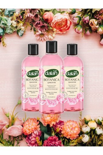 Dalan Botanica Şakayık Duş Jeli 3x500 ml