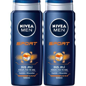 Nivea Men Sport Duş Jeli 2x500ml