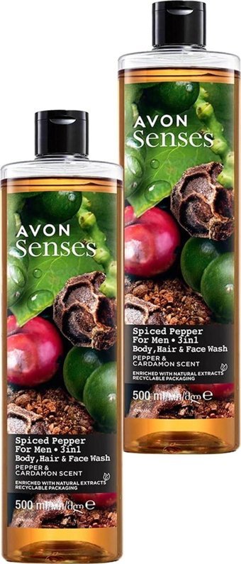 Avon Senses Spcied Kakule-Karabiber Duş Jeli 2x500 ml