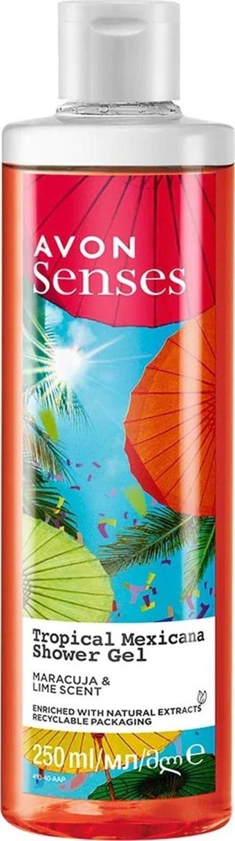 Avon Tropical Mexicana Çarkıfelek-Limon Duş Jeli 250 ml
