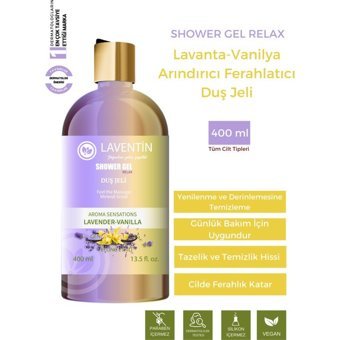 Laventin Aroma Sensations Lavanta-Vanilya Nemlendirici Duş Jeli 400 ml