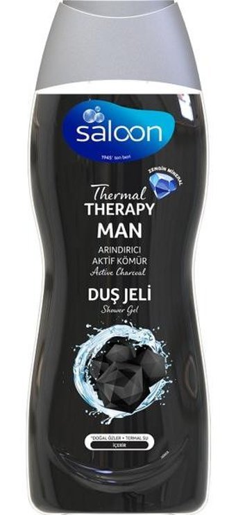 Saloon Thermal Therapy Man Kömür Duş Jeli 454 ml