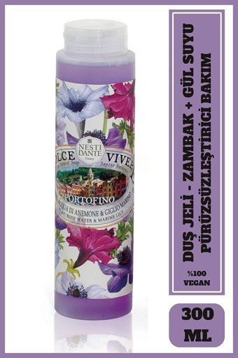 Nesti Dante Dolce Vivere Portofino Zambak Vegan Duş Jeli 300 ml