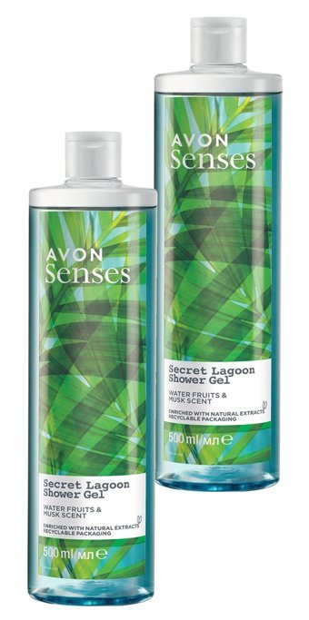 Avon Senses Secret Lagoon Misk Kokusu-Su Meyveleri Duş Jeli 2x500 ml