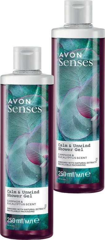 Avon Senses Calm & Unwind Okaliptus Duş Jeli 2x250 ml