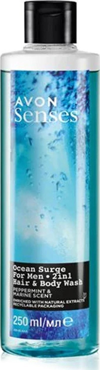 Avon Senses Ocean Surge Deniz Kokusu-Nane Duş Jeli 250 ml