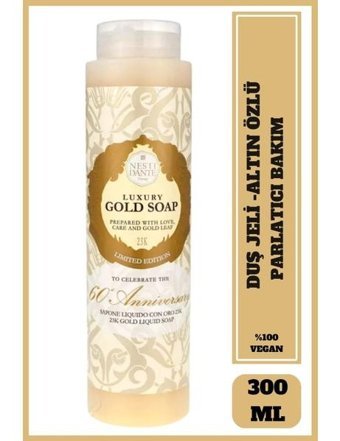 Nesti Dante Luxury Gold Soap Vegan Duş Jeli 300 ml