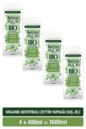 Le Petit Marseillais Bio Zeytin Duş Jeli 4x400 ml