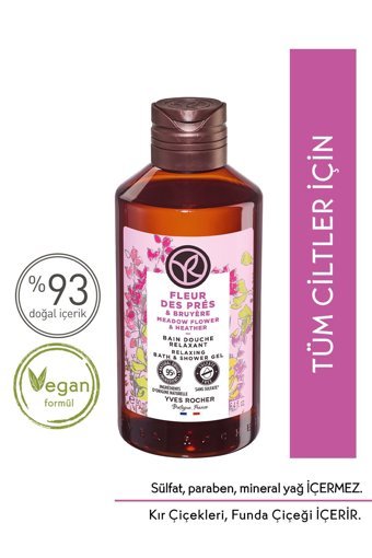 Yves Rocher Fleur Des Pres Kır Çiçekleri Nemlendirici Duş Jeli 200 ml