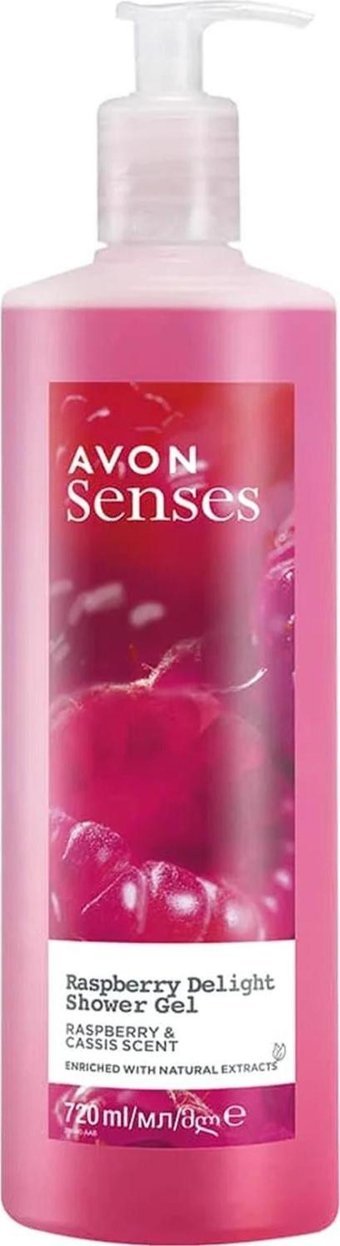 Avon Raspberry Delight Frambuaz-Frenk Üzümü Duş Jeli 720 ml