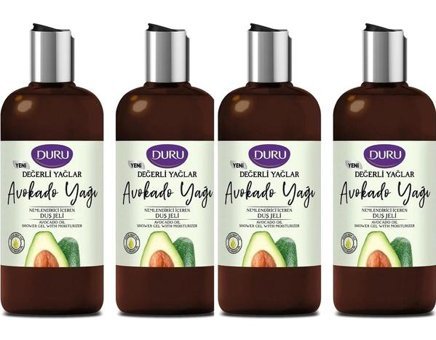 Duru Değerli Yağlar Avokado Nemlendirici Duş Jeli 4x500 ml
