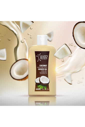 Happy Body Besleyici-Onarıcı Hindistan Cevizi Nemlendirici Duş Jeli 400 ml
