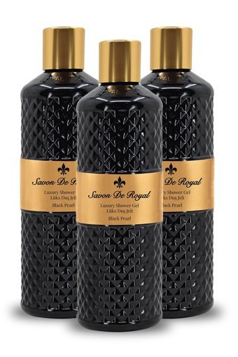 Savon De Royal Black Pearl Portakal-Vanilya Vegan Duş Jeli 3x500 ml