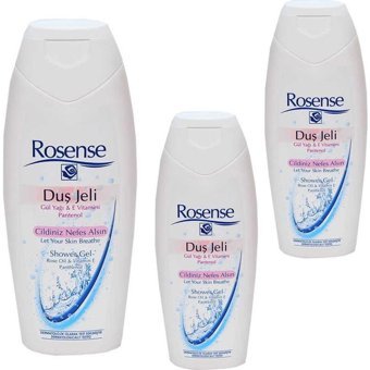 Rosense E Vitamini Gül Duş Jeli 3x400 ml