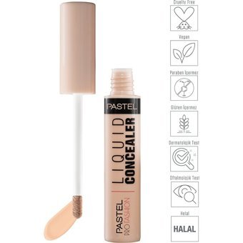 Pastel 101 Porcelain Göz Altı ve Yüz Likit Fırça Kapatıcı